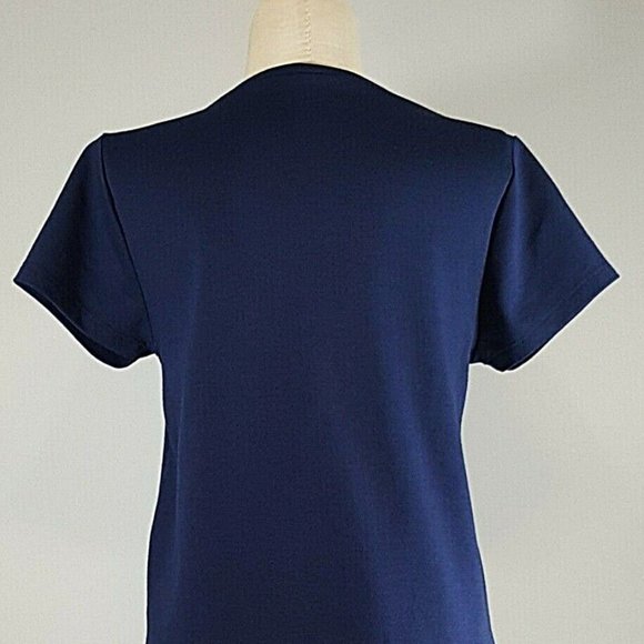 ZARA Trafaluc Blue Skater Dress Size M/Medium Womens Fall Winter Collection Mini - Picture 5 of 9